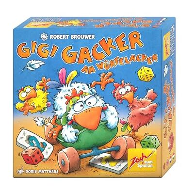 Zoch Gigi Gacker Am Würfelacker El Juego de Dados turbulento en el Popular Ambiente de gallinas a Partir de 8 años para 2 y 5 Jugadores Zoch Gigi Gacker Am Würfelacker El Juego de Dados turbulento en el Popular Ambiente de gallinas a Partir de 8 años para 2 y 5 Jugadores