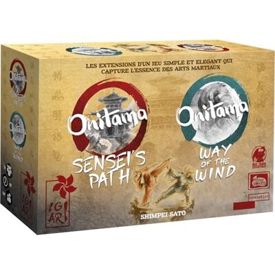 Asmodee Igiari Onitama – Extension Sensei's Path + Way of The Wind – Juegos de Mesa – Juegos de Estrategia a Partir de 14 años – Juego para 2 Jugadores – Versión Francesa Asmodee Igiari Onitama – Extension Sensei's Path + Way of The Wind – Juegos de Mesa – Juegos de Estrategia a Partir de 14 años – Juego para 2 Jugadores – Versión Francesa