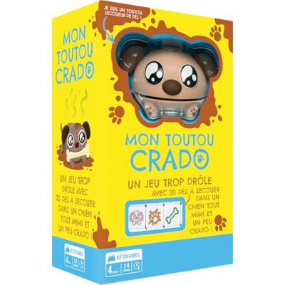 Asmodee Mon TOUTOU CRADO Exploding Kittens Juego de Mesa Juego de Dados para Familia Niños Desde 4 años 2 a 4 Jugadores 10 min Versión Francesa Asmodee Mon TOUTOU CRADO Exploding Kittens Juego de Mesa Juego de Dados para Familia Niños Desde 4 años 2 a 4 Jugadores 10 min Versión Francesa