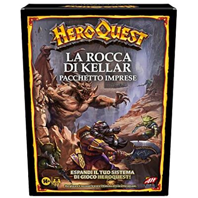 Avalon Hill , HeroQuest La Roca de Kellar, Pack de Empresas, Juego de Aventura Fantasy Estilo Dungeon Crawler, para Jugar es Necesario Tener el Sistema de Juego Base HeroQuest, 5 Jugadores Avalon Hill , HeroQuest La Roca de Kellar, Pack de Empresas, Juego de Aventura Fantasy Estilo Dungeon Crawler, para Jugar es Necesario Tener el Sistema de Juego Base HeroQuest, 5 Jugadores