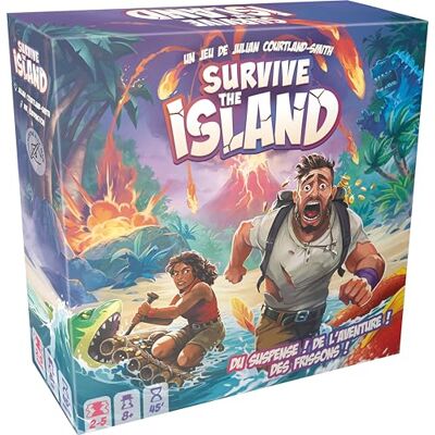 Asmodee Survive The Island Juego de Mesa Familiar para niños a Partir de 8 años Juego de Supervivencia Escapa de una Isla en Tren de hundirse con Tesoros y Monstruos 45 min 2 a 5 Jugadores Asmodee Survive The Island Juego de Mesa Familiar para niños a Partir de 8 años Juego de Supervivencia Escapa de una Isla en Tren de hundirse con Tesoros y Monstruos 45 min 2 a 5 Jugadores