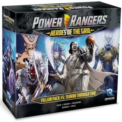 Renegade Game Studios Power Rangers Heroes of The Grid: Villain Pack #5 Terror Through Time Expansion Juego de Mesa Táctico Cooperativo 2–5 Jugadores 45–60 Minutos Inglés Renegade Game Studios Power Rangers Heroes of The Grid: Villain Pack #5 Terror Through Time Expansion Juego de Mesa Táctico Cooperativo 2–5 Jugadores 45–60 Minutos Inglés