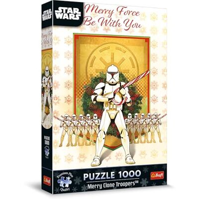 Trefl Premium Plus Quality Puzle Navideño Star Wars: Patrulla navideña de Las Tropas de Asalto 1000 Piezas, Personajes preferidos, para Adultos y niños a Partir de 14 años Trefl Premium Plus Quality Puzle Navideño Star Wars: Patrulla navideña de Las Tropas de Asalto 1000 Piezas, Personajes preferidos, para Adultos y niños a Partir de 14 años