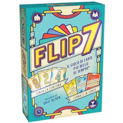 Ghenos Games Flip 7 – Juego de Cartas en Italiano para Todos – Party Game – Juego competitivo para más de 3 Jugadores Ghenos Games Flip 7 – Juego de Cartas en Italiano para Todos – Party Game – Juego competitivo para más de 3 Jugadores