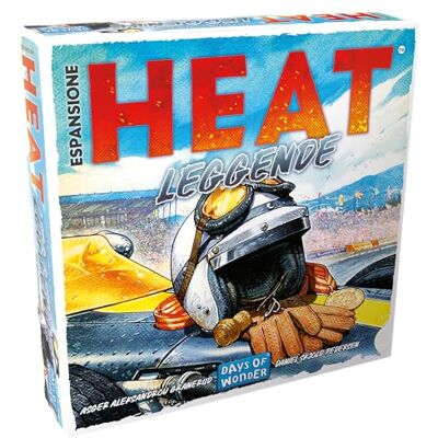 Asmodee Heat Leyendas, Juego de Mesa, expansión Juego de Mesa, a Partir de 10 años, 1-5 Jugadores, 60 min, edición en Italiano Asmodee Heat Leyendas, Juego de Mesa, expansión Juego de Mesa, a Partir de 10 años, 1-5 Jugadores, 60 min, edición en Italiano