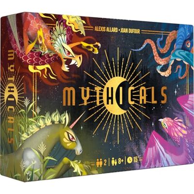 Asmodee MyTHICALS – Juego de Mesa – Juego de Mesa – Adultos y niños a Partir de 8 años – 2 Jugadores – 15 Minutos – versión Francesa Asmodee MyTHICALS – Juego de Mesa – Juego de Mesa – Adultos y niños a Partir de 8 años – 2 Jugadores – 15 Minutos – versión Francesa