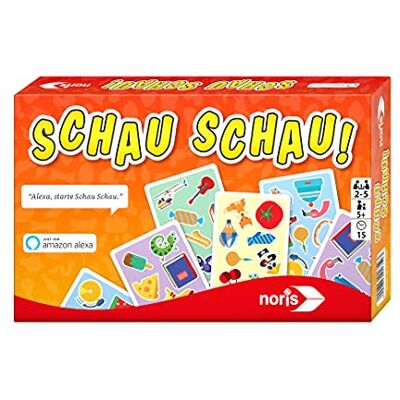 noris Amazon Schau, el Juego de búsqueda rápido, se Puede Jugar con un Dispositivo Compatible con Alexa, para 2 a 5 Jugadores a Partir de 5 años, Multicolor noris Amazon Schau, el Juego de búsqueda rápido, se Puede Jugar con un Dispositivo Compatible con Alexa, para 2 a 5 Jugadores a Partir de 5 años, Multicolor
