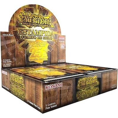 Yu-Gi-Oh! Estampida Cuarto de Siglo Display (24) Yu-Gi-Oh! Estampida Cuarto de Siglo Display (24)