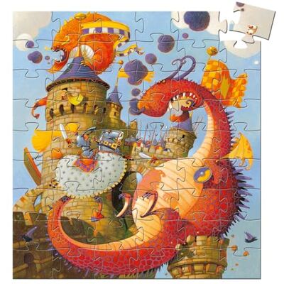 DJECO Puzzle 54 pièces Vaillant et le dragon DJECO Puzzle 54 pièces Vaillant et le dragon