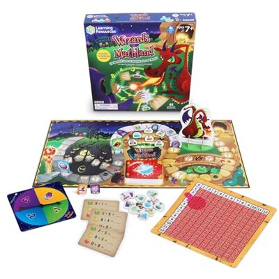 Learning Resources Wizards of Mathland Juego de Multiplicaciones para Niños Juego Educativo de Matemáticas Tablas de Multiplicar, Educación Primaria Cálculo Mental para Niños, Aprendizaje STEM Learning Resources Wizards of Mathland Juego de Multiplicaciones para Niños Juego Educativo de Matemáticas Tablas de Multiplicar, Educación Primaria Cálculo Mental para Niños, Aprendizaje STEM