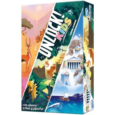 Asmodee Unlock! Kids Legend Stories, Juego de Mesa de Escape Room para Familias, A Partir de 6 Años, De 1 a 4 Jugadores, 20 Minutos por Partida, Español Asmodee Unlock! Kids Legend Stories, Juego de Mesa de Escape Room para Familias, A Partir de 6 Años, De 1 a 4 Jugadores, 20 Minutos por Partida, Español