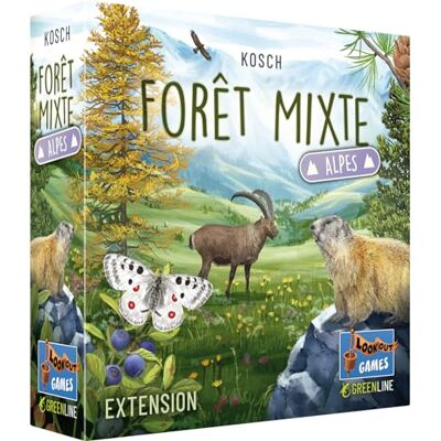 Asmodee Jeu de stratégie Forêt Mixte Extension Alpes Asmodee Jeu de stratégie Forêt Mixte Extension Alpes