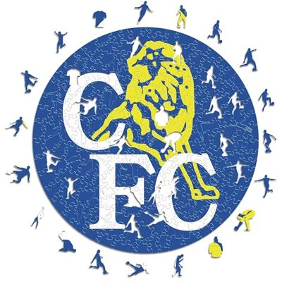 ICONIC Puzzles Chelsea FC - Logo Retro - Rompecabezas de Madera S - Puzzle ICONIC Puzzles Chelsea FC - Logo Retro - Rompecabezas de Madera S - Puzzle