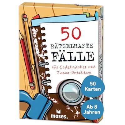 moses . 50 Casos desconcertantes para codificadores y Detectives Junior ocupación Infantil Juego de Cartas moses . 50 Casos desconcertantes para codificadores y Detectives Junior ocupación Infantil Juego de Cartas