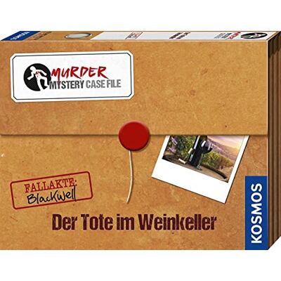 Kosmos Murder Mystery Case File – Der Tote im Weinkeller, Juego de Crimen con Material de Prueba e indicaciones, Resolver un emocionante Caso Criminal, Juego de Fiesta, Juego de Mesa a Partir Kosmos Murder Mystery Case File – Der Tote im Weinkeller, Juego de Crimen con Material de Prueba e indicaciones, Resolver un emocionante Caso Criminal, Juego de Fiesta, Juego de Mesa a Partir