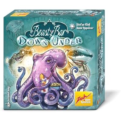 Zoch Beasty Bar Down Under Juego de Cartas (2 a 4 Jugadores, Juego de Estrategia, para niños a Partir de 8 años) Zoch Beasty Bar Down Under Juego de Cartas (2 a 4 Jugadores, Juego de Estrategia, para niños a Partir de 8 años)