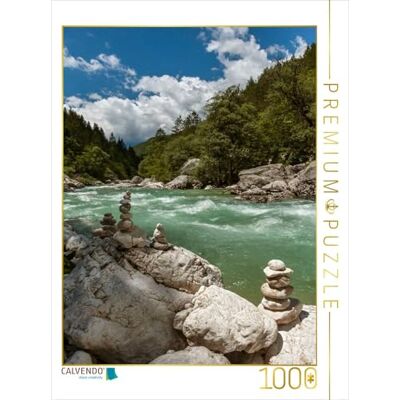 CALVENDO Puzzle · UN Motivo del Calendario Soca Río Eslovenia Esmeralda 1000 piezas · Tamaño de colocación 64 × 48 cm · Puzzle CALVENDO Puzzle · UN Motivo del Calendario Soca Río Eslovenia Esmeralda 1000 piezas · Tamaño de colocación 64 × 48 cm · Puzzle