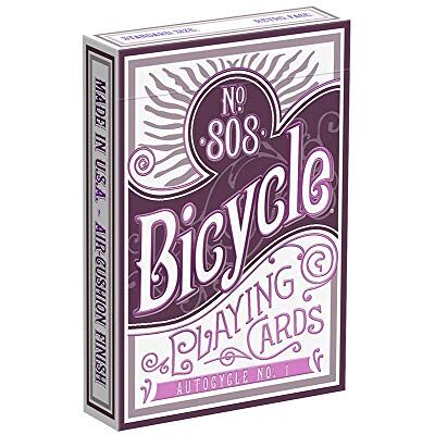 Bicycle Autocycle No. 1 Cartas de juego púrpura Bicycle Autocycle No. 1 Cartas de juego púrpura