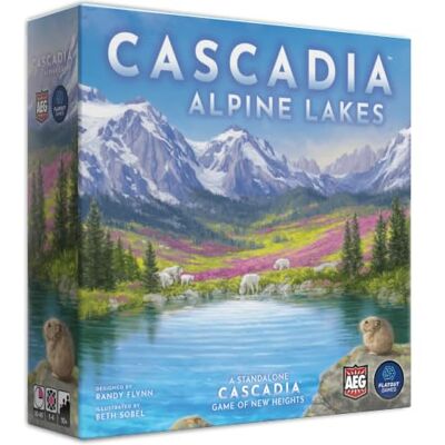 AEG Alderac Ent. Cascadia Alpine Lakes Juego de Mesa Independiente Juego independiente para 1-4 jugadores, 30-45 min, 10+; terreno en capas, lagos alpinos y fauna. AEG Alderac Ent. Cascadia Alpine Lakes Juego de Mesa Independiente Juego independiente para 1-4 jugadores, 30-45 min, 10+; terreno en capas, lagos alpinos y fauna.