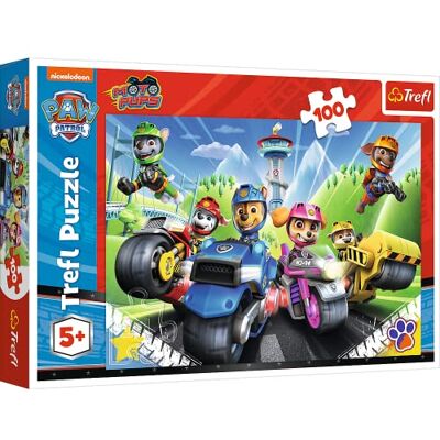 Trefl , Paw Patrol en Bicicleta, Puzzle 100 Piezas, Paw Patrol, Impresión, Niños a Partir de 5 Años Trefl , Paw Patrol en Bicicleta, Puzzle 100 Piezas, Paw Patrol, Impresión, Niños a Partir de 5 Años