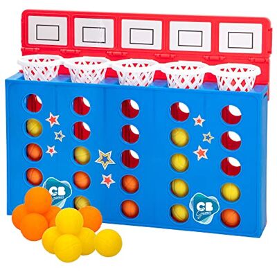 ColorBaby Juego de Mesa 4 en Raya, Juego de Baloncesto, Juegos de Mesa para niños, 26 Bolas, 1 tableros, 2 Jugadores, Juegos Estrategia, CB Games, +5 años ColorBaby Juego de Mesa 4 en Raya, Juego de Baloncesto, Juegos de Mesa para niños, 26 Bolas, 1 tableros, 2 Jugadores, Juegos Estrategia, CB Games, +5 años