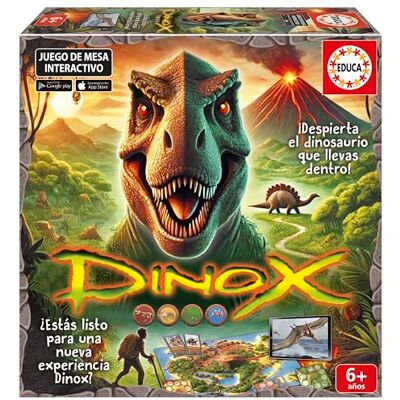 Educa Dinox Juego de Mesa Interactivo Dinosaurios Preguntas de Dinosaurios para niños Que despiertan la curiosidad Juego tivo de Dinosaurios A Partir de 6 años () Educa Dinox Juego de Mesa Interactivo Dinosaurios Preguntas de Dinosaurios para niños Que despiertan la curiosidad Juego tivo de Dinosaurios A Partir de 6 años ()