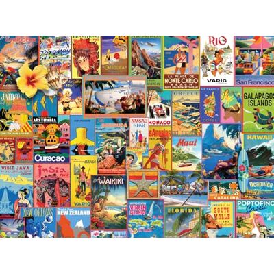 Buffalo Games Lewis T Johnson Exotic Destinations 1000 Piece Jigsaw Puzzle for Adults -Challenging Puzzle Perfect for Game Nights Finished Size is 26.75 x 19.75 Buffalo Games Lewis T Johnson Exotic Destinations 1000 Piece Jigsaw Puzzle for Adults -Challenging Puzzle Perfect for Game Nights Finished Size is 26.75 x 19.75