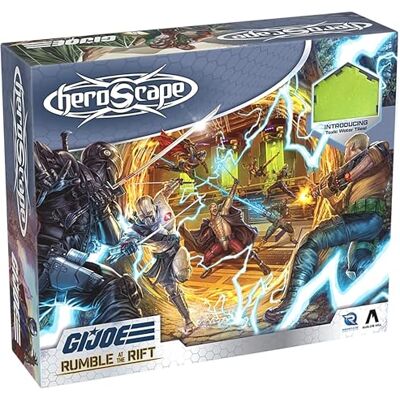 Renegade Game Studios Renegade G.I. JOE Heroscape: Rumble At The Rift Battle Box Juego De Miniaturas, Compatible Con Heroscape, Personajes G.I. JOE Y COBRA, Terreno Modular Y Escenarios 2-4 Jugadores 60-120 Minutos Renegade Game Studios Renegade G.I. JOE Heroscape: Rumble At The Rift Battle Box Juego De Miniaturas, Compatible Con Heroscape, Personajes G.I. JOE Y COBRA, Terreno Modular Y Escenarios 2-4 Jugadores 60-120 Minutos