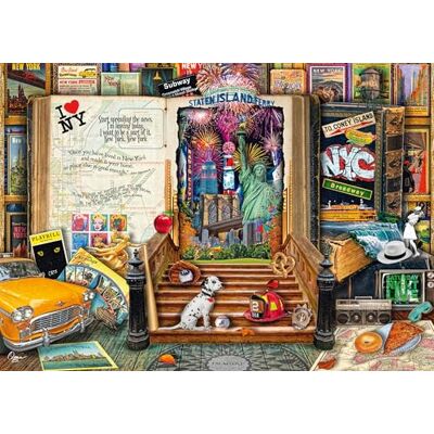 Schmidt Spiele 58598 Memories of New York, Aimee Steward, Puzzle de 1000 Piezas Schmidt Spiele 58598 Memories of New York, Aimee Steward, Puzzle de 1000 Piezas