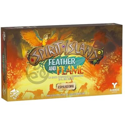 Ghenos Games Spirit Island: Feather and Flame – Juego de Mesa cooperativo para Adultos y jóvenes a Partir de 14 años – 1 – 4 Jugadores – 90 min – Edición Italiana (Expansión) Ghenos Games Spirit Island: Feather and Flame – Juego de Mesa cooperativo para Adultos y jóvenes a Partir de 14 años – 1 – 4 Jugadores – 90 min – Edición Italiana (Expansión)