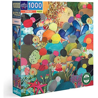 Eeboo Rompecabezas de Piedras Cuadrado - Puzzle Eeboo Rompecabezas de Piedras Cuadrado - Puzzle