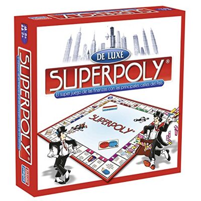Falomir Superpoly de Luxe. Juego de Mesa, Clásicos, color (646384) Falomir Superpoly de Luxe. Juego de Mesa, Clásicos, color (646384)