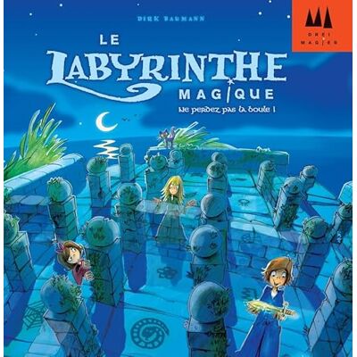 Schmidt Spiele Laberinto Mágico, Juegos de Mesa Familia y Junior, Marca DREI Magier Schmidt Spiele Laberinto Mágico, Juegos de Mesa Familia y Junior, Marca DREI Magier