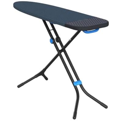 Joseph Joseph Glide Plus Tabla de Planchar 130 x 38 cm, Altura Regulable, Reposaplancha Resistente al Calor, Funda de Algodón Súper Absorbente, Negra/Azul Joseph Joseph Glide Plus Tabla de Planchar 130 x 38 cm, Altura Regulable, Reposaplancha Resistente al Calor, Funda de Algodón Súper Absorbente, Negra/Azul