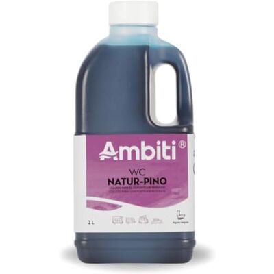 ambiti Natur Pino 2L Aditivo para Depósito de Residuos Aguas Negras Inodoros Portátiles de Autocaravanas, Caravanas y Barcos Elimina Olores,residuos y Desinfecta Fragancia a Pino ambiti Natur Pino 2L Aditivo para Depósito de Residuos Aguas Negras Inodoros Portátiles de Autocaravanas, Caravanas y Barcos Elimina Olores,residuos y Desinfecta Fragancia a Pino