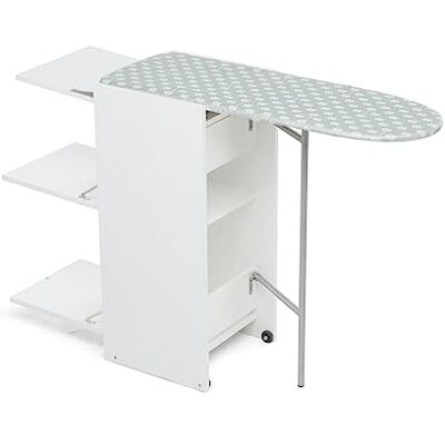 Foppapedretti , Stir8 Tabla de planchar totalmente plegable, Blanco Foppapedretti , Stir8 Tabla de planchar totalmente plegable, Blanco