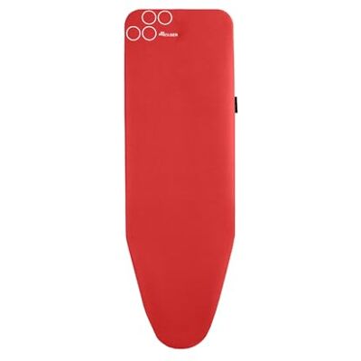 ROLSER Funda 100% Algodón para Tabla de Planchar Talla Universal 140x55 cm Cotó Rojo ROLSER Funda 100% Algodón para Tabla de Planchar Talla Universal 140x55 cm Cotó Rojo