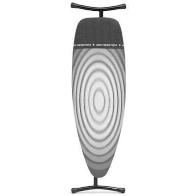 Brabantia Mesa de Planchar D para Plancha y Generador de Vapor Universal Ajustable No se Desliza y No Araña área de Apoyo Resistente Plegable Titan Oval 135x45 cm Brabantia Mesa de Planchar D para Plancha y Generador de Vapor Universal Ajustable No se Desliza y No Araña área de Apoyo Resistente Plegable Titan Oval 135x45 cm