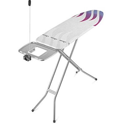 Vileda Total Reflect M Plus Tabla de Planchar para Plancha de Vapor, Superficie de Planchado 120 x 38 cm, Altura Regulable 75-96 cm, Color Gris, Paquete ecológico Vileda Total Reflect M Plus Tabla de Planchar para Plancha de Vapor, Superficie de Planchado 120 x 38 cm, Altura Regulable 75-96 cm, Color Gris, Paquete ecológico