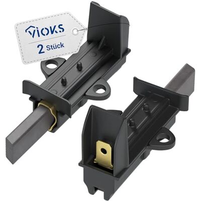 VIOKS Lot de 2 balais de charbon de rechange pour machine à laver Arcelik Beko 371201202 371201201 L93MF7 VIOKS Lot de 2 balais de charbon de rechange pour machine à laver Arcelik Beko 371201202 371201201 L93MF7