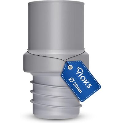 VIOKS Tubo de desagüe (22 mm, diámetro de 22 mm, adaptador para lavavajillas/punta de extensión de manguera, extensión para lavadora, lavavajillas VIOKS Tubo de desagüe (22 mm, diámetro de 22 mm, adaptador para lavavajillas/punta de extensión de manguera, extensión para lavadora, lavavajillas