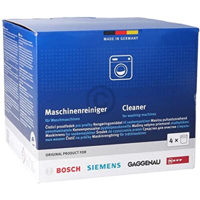 eVendix Limpiador de lavadora Bosch compatible con Siemens 00311929 4 x 200 g eVendix Limpiador de lavadora Bosch compatible con Siemens 00311929 4 x 200 g