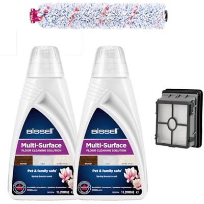 Bissell 1 CrossWave Kit Original, Solución de Limpieza Suelos 2 x 1 L x Cepillo multisuperficie x Filtro, , Mix Bissell 1 CrossWave Kit Original, Solución de Limpieza Suelos 2 x 1 L x Cepillo multisuperficie x Filtro, , Mix
