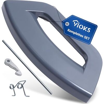 VIOKS Manija de la puerta de repuesto para Indesit Ariston Hotpoint C00286151 Bauknecht Whirlpool 482000031725 Lavadora Mango de ojo de buey WMG WMD WML FMG FMD Lavadora Accesorios VIOKS Manija de la puerta de repuesto para Indesit Ariston Hotpoint C00286151 Bauknecht Whirlpool 482000031725 Lavadora Mango de ojo de buey WMG WMD WML FMG FMD Lavadora Accesorios