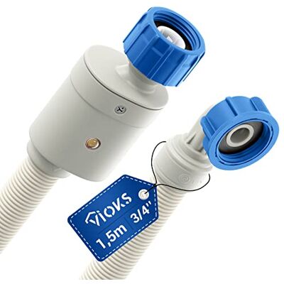 VIOKS Manguera de lavadora Aquastop Manguera de agua Manguera de 3/4 pulgadas 1,5 m 25 °C Aquastop Manguera Lavadora/Aquаstop Schlаuch Lavadora Accesorios Lavadoras y Lavavajillas Accesorios VIOKS Manguera de lavadora Aquastop Manguera de agua Manguera de 3/4 pulgadas 1,5 m 25 °C Aquastop Manguera Lavadora/Aquаstop Schlаuch Lavadora Accesorios Lavadoras y Lavavajillas Accesorios