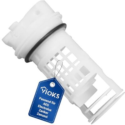 VIOKS Filtro para lavadora Electrolux Zanker Zanussi VIOKS Filtro para lavadora Electrolux Zanker Zanussi