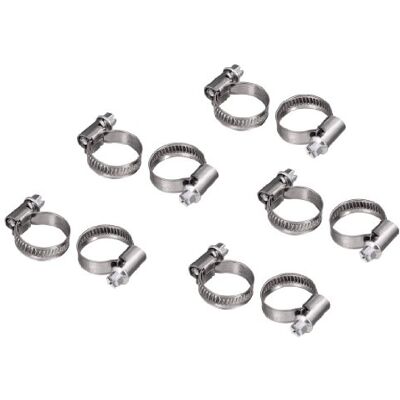 Xavax Abrazaderas de Manguera de Acero Inoxidable, Pack de 2 Unidades Para Lavadoras, Secadoras y Lavavajillas, Varios Diámetros Xavax Abrazaderas de Manguera de Acero Inoxidable, Pack de 2 Unidades Para Lavadoras, Secadoras y Lavavajillas, Varios Diámetros
