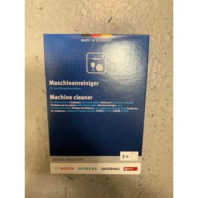 Bosch Limpiador de lavavajillas (3 bolsitas) PN: EAN: 4242005250615 Bosch Limpiador de lavavajillas (3 bolsitas) PN: EAN: 4242005250615