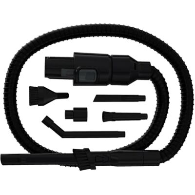 Hoover Juego de accesorios para coche que incluye una manguera flexible, un conector y cuatro accesorios de limpieza, negro, accesorio original, compatible HF2, HF4, HF9, HFX, HF1 Plus Hoover Juego de accesorios para coche que incluye una manguera flexible, un conector y cuatro accesorios de limpieza, negro, accesorio original, compatible HF2, HF4, HF9, HFX, HF1 Plus