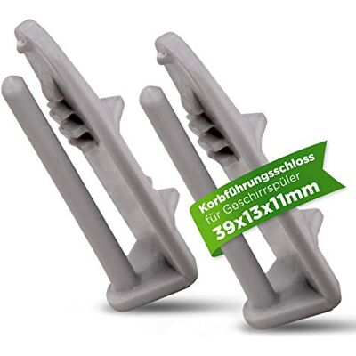 VIOKS Tope de riel de 2 piezas de repuesto para Acelik Beko 1880580400 Bauknecht Whirlpool 481246279981 tope trasero para lavavajillas VIOKS Tope de riel de 2 piezas de repuesto para Acelik Beko 1880580400 Bauknecht Whirlpool 481246279981 tope trasero para lavavajillas